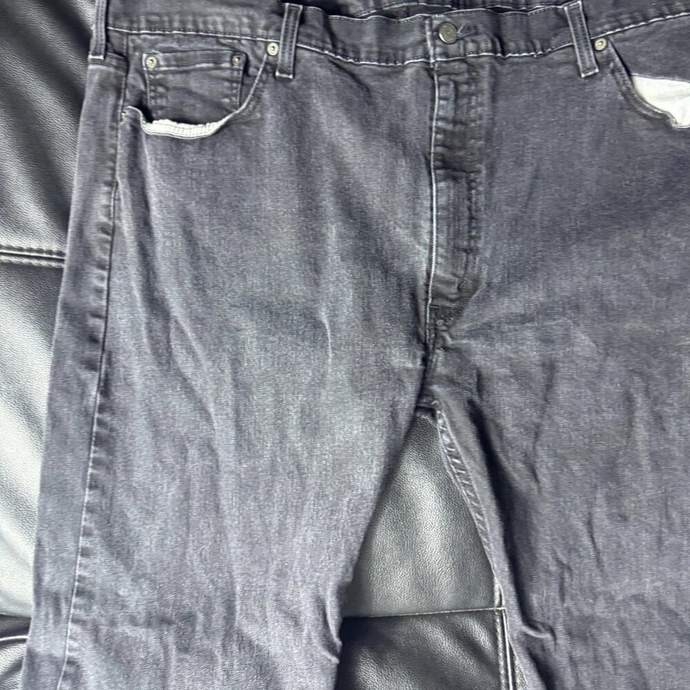 Levi Strauss Co. 502 Men's Straight Leg Jeans Gray Denim 5-Pocket Size 48x30 - Picture 5 of 16